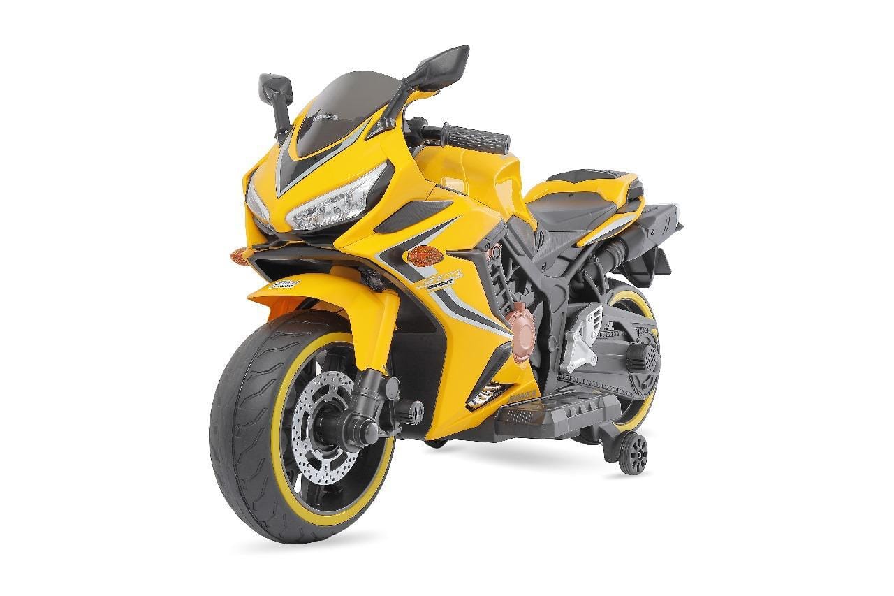 Children’s Ride-On Motorcycle Toy with Training Wheels – Sporty Design Bike Children’s Ride-On Motorcycle Toy with Training Wheels – Sporty Design Bike