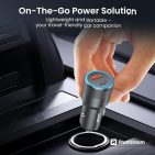 C & USB-A Fast Charging and LED Ring Light