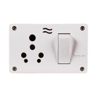 Cona 3-in-1 Combined Switch and Socket Unit,