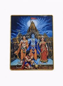 Ayodhya Ram Mandir & Ram Darbar Wall Frame