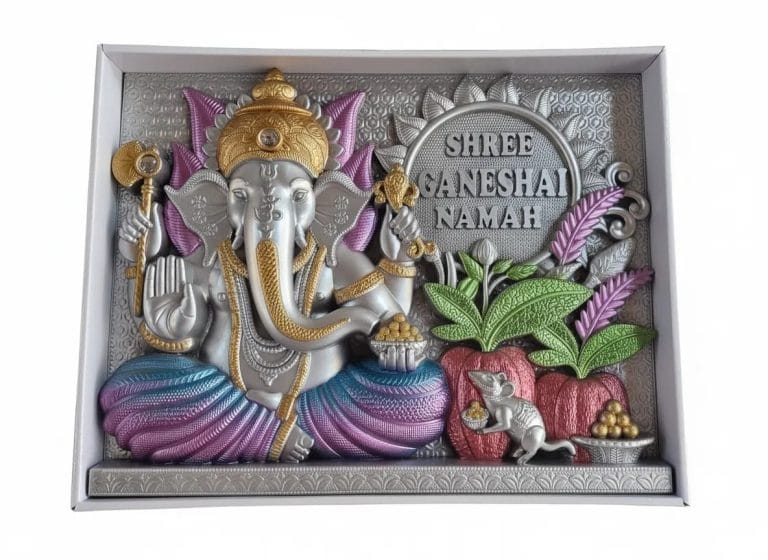 Elegant Lord Ganesha Wall Décor Frame