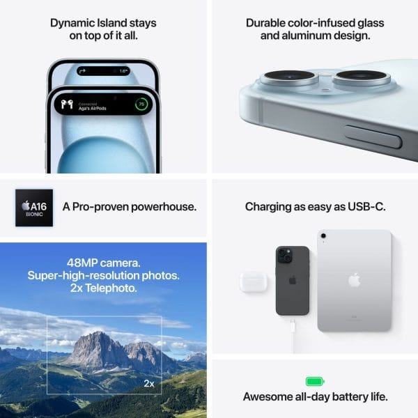 I Phone 15 battery