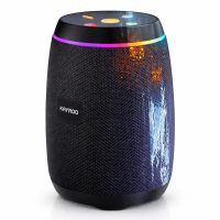 Kayroo Pulse Bluetooth Speaker – Powerful 360° Sound with Dynamic RGB LED Lighting & Mesh Grip