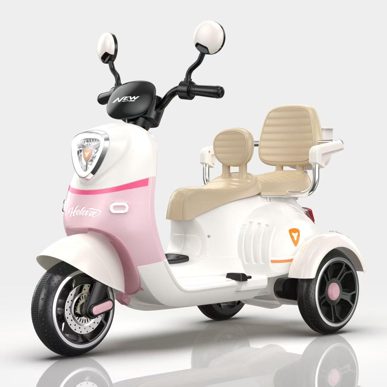 Kids Electric Dual-Seat Scooty