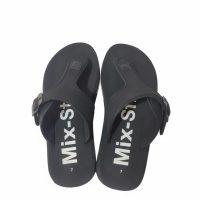 Mix-Star Men’s Premium Buckle-Strap Flip-Flops