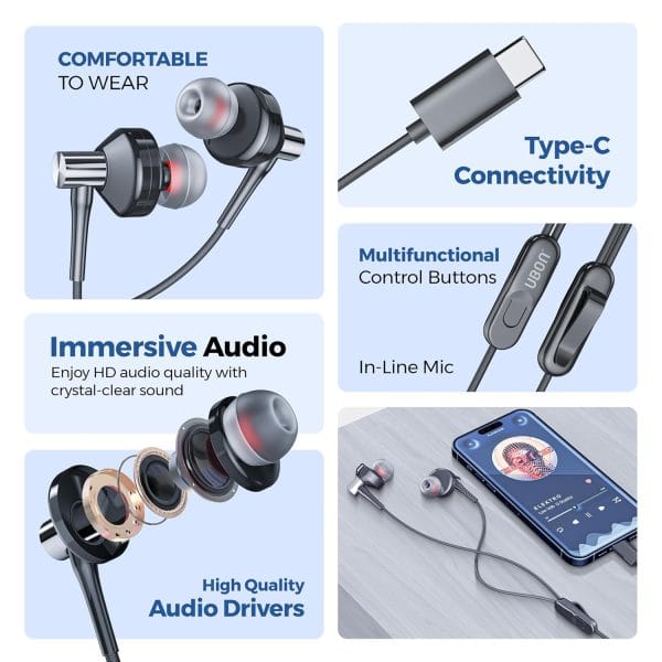 UBON EARPHONES 2