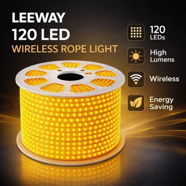 Warm Gold LED Rope Light