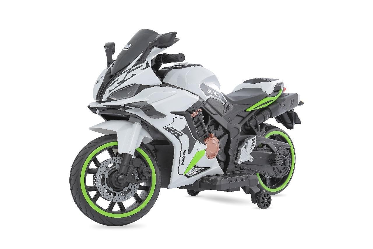 Children’s Ride-On Motorcycle Toy with Training Wheels – Sporty Design Bike Children’s Ride-On Motorcycle Toy with Training Wheels – Sporty Design Bike