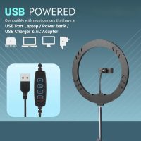 rofessional 5-Foot Adjustable Ring Light Stand Charging