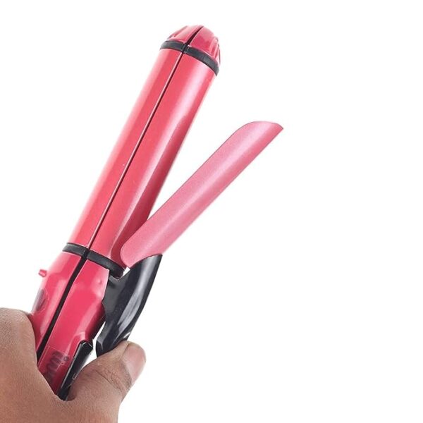 2-in-1 Hair Straightener & Curler 1