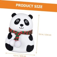 Cute Silicone Panda Night Light Size
