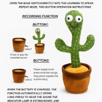 Dancing Cactus Talking Toy