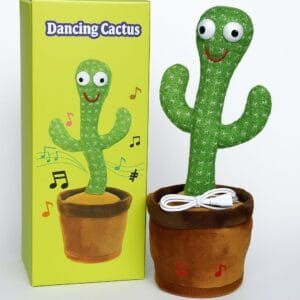 Dancing Cactus Talking Toy – USB Rechargeable