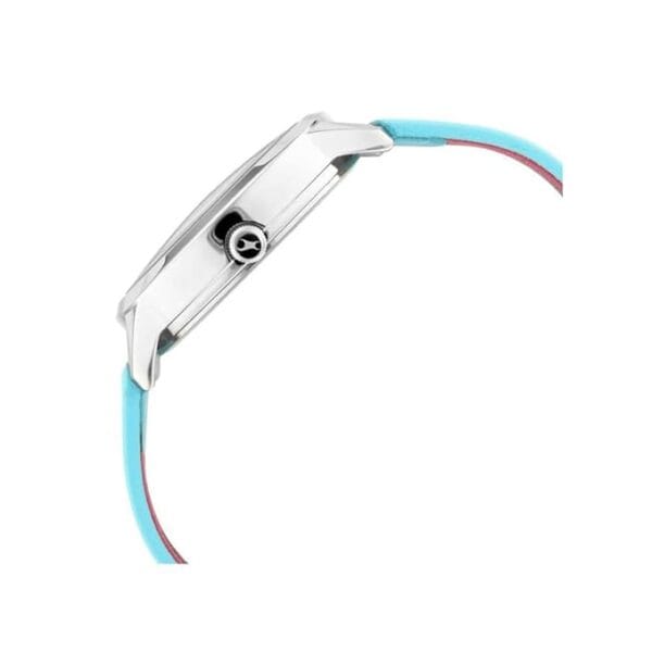 Fastrack Stunners Quartz Analog Pink Dial Leather Strap Watch for Girls Left Said