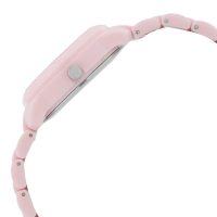 Fastrack Tropical Waters Quartz Analog Pink Dial Plastic Strap Watch for Girls Left Said
