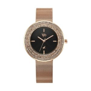 Fastrack Vyb Analog Black Dial Watch