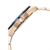 Fastrack Vyb Sundowner Blue Dial Rose Gold Strap Analog Watch for MenLeft said