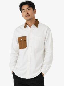 Men's Cotton Dual-Pocket Shirt