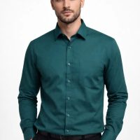 Men’s Premium Essential Oxford Button-Down Shirt Rama Green