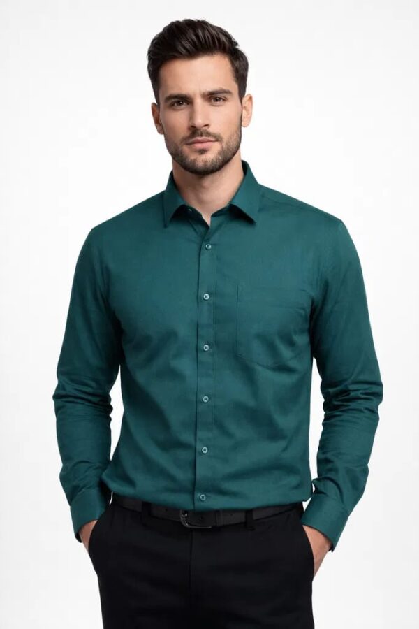 Men’s Premium Essential Oxford Button-Down Shirt Rama Green
