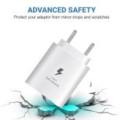 SAMSUNG 25W USB-C PD Adapter (White) 2
