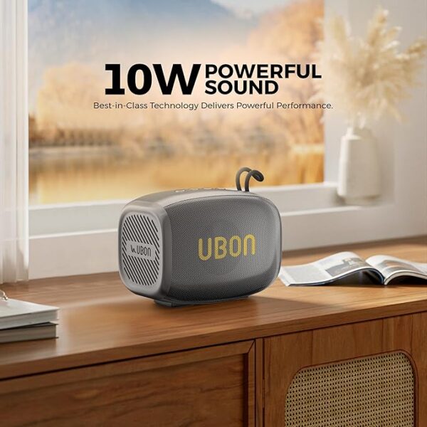 UBON YODHA SP-42 10W Wireless Bluetooth Speaker with RGB Lights & Hanging String 3
