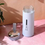 NICE Slim-Fit Insulated Stainless Steel Travel Flask (350ml) – Portable Vacuum Water Bottle with Carry Loop