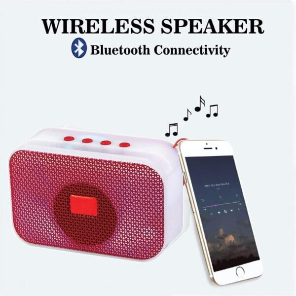 Portable Mini Wireless Bluetooth Speaker – Compact Rechargeable Outdoor Music Player with Rich Bass & Carry Strap