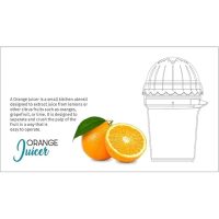 Manual Citrus Juicer & Squeezer Cup