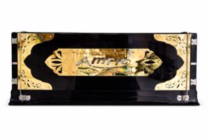 AMRIT Professional Black Wooden Harmonium