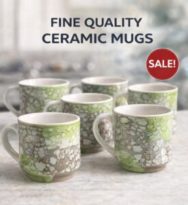 Ceramic Tea & Coffee Mug Set