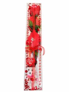 Artificial Rose & Teddy Gift Set