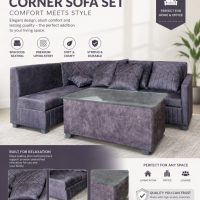 L-Shape Sectional 5 Seater Sofa Set 2