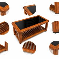 Solid Wood Center Table 2