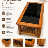 Solid Wood Center Table 3