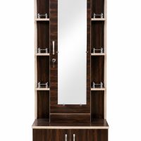 Wooden Dressing Table with Full Mirror and LED Top Light 1