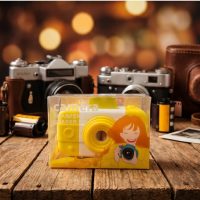 Camera Shaped Sharpener & Eraser Set.