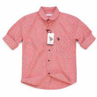 Checked Half Sleeve Casual Shirt for Men with Chest Pocket