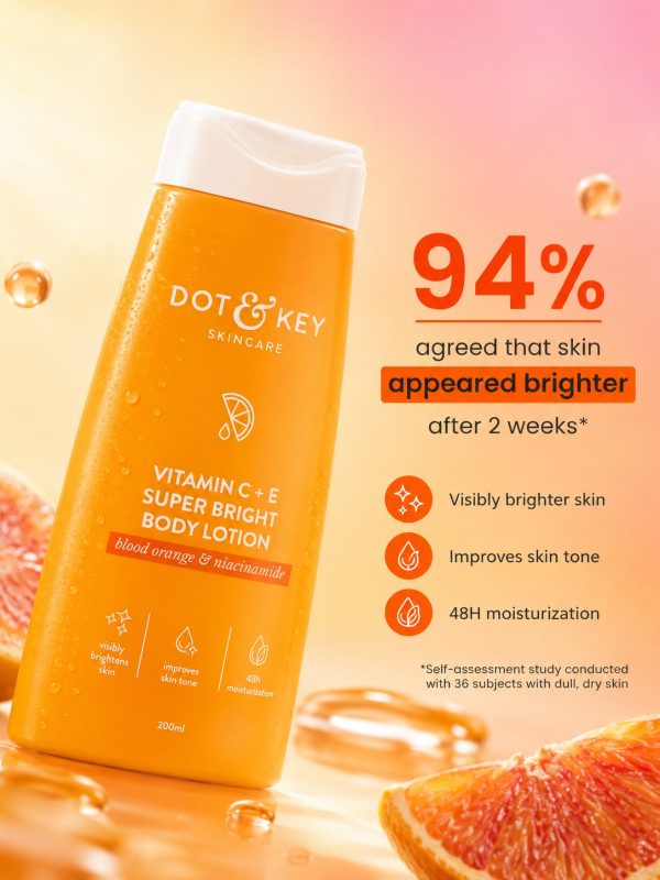 Dot & Key Vitamin C + E Super Bright Body Lotion.