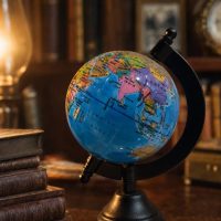 Educational Tabletop World Globe.