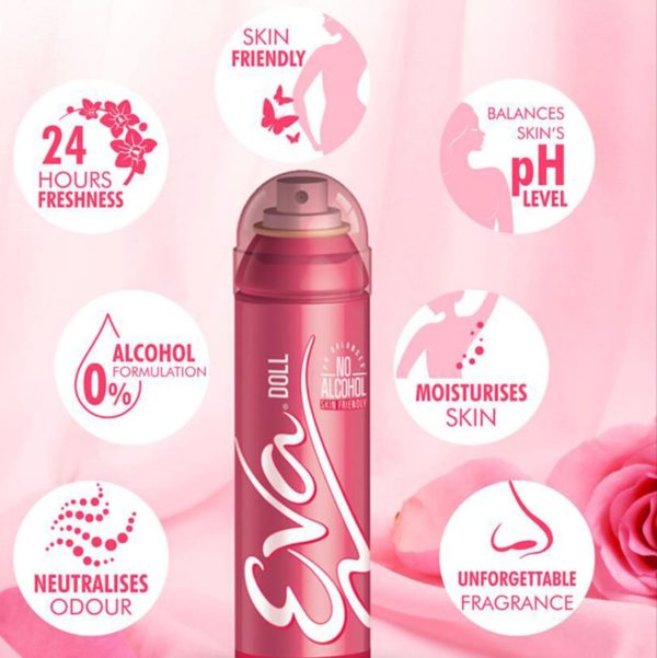Eva Doll Deodorant for Women (150 ml) 2