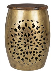 Gold Antique Sitting Stool