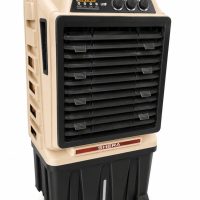 Heavy-Duty Desert Air Cooler with 100% Copper Motor & Honeycomb Cooling Pads (Beige & Black)