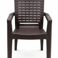 Heavy-Duty Plastic Chair (Brown)