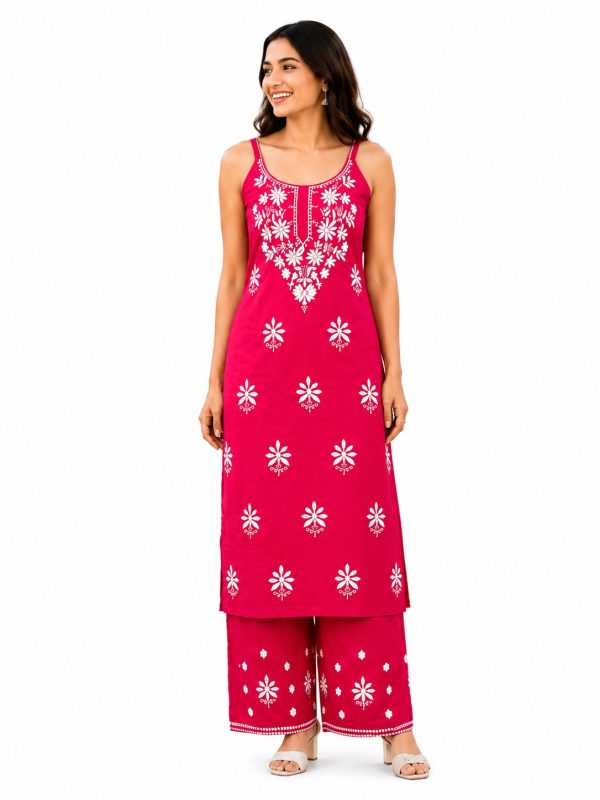 Kurta Palazzo Set Pink