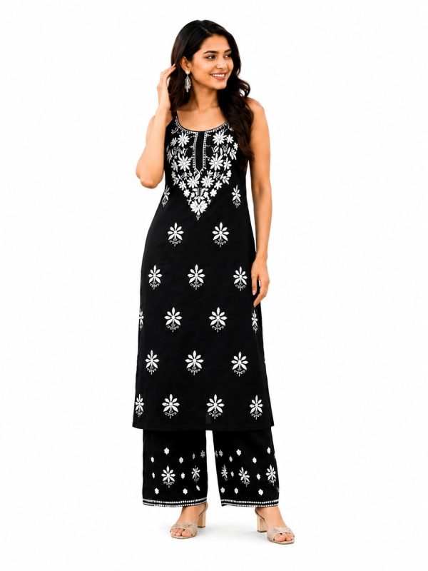 Kurta Palazzo Set black