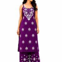 Kurta Palazzo Set purple