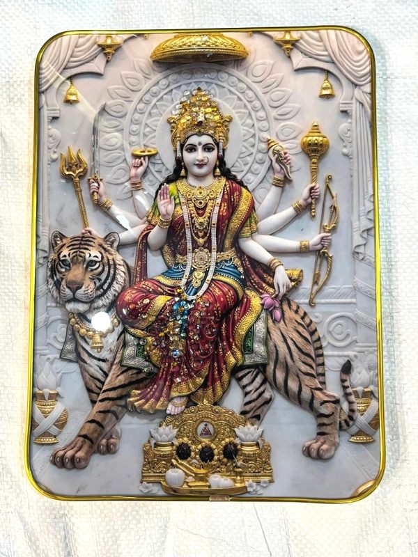 Maa Durga Sherawali Photo Frame.