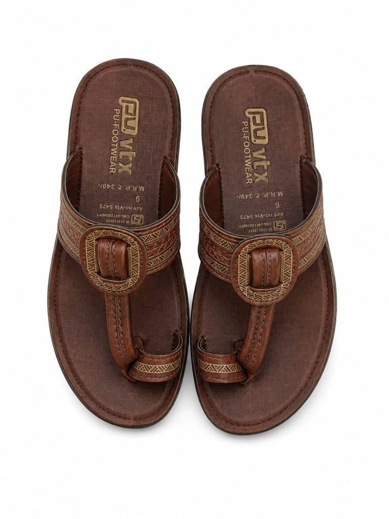 Men Ethnic Toe-Ring Casual Slippers