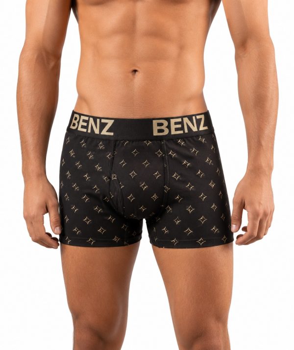Men's Printed Trunks Innerwear black